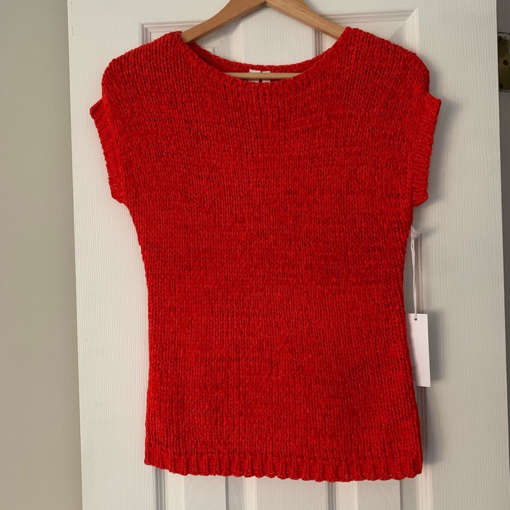 Anthropologie Short Sleeve Sweater - NWT